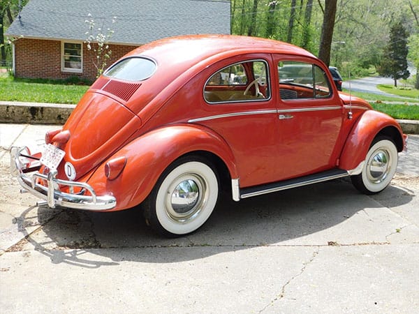 Nicely restored 1956 Volkswagen Beetle "Oval Window" with the ori...