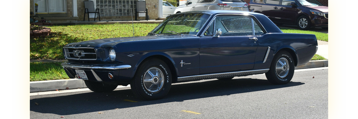 1965 Ford Mustang Coupe 2 Owner Matching Numbers