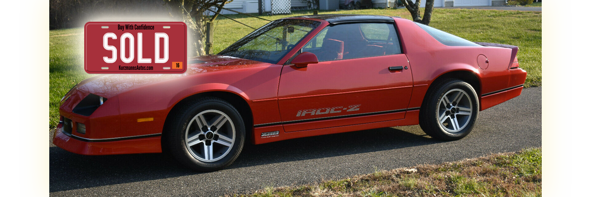 1986 Chevrolet Camaro Z28 IROC Z LOW MILES