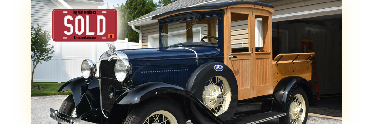 1930 Ford Model A OPEN PICKUP WOODIE RESTORED