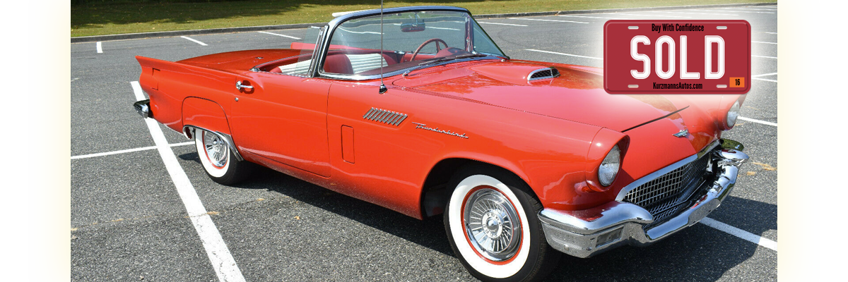 1957 Ford Thunderbird Torch Red Restored