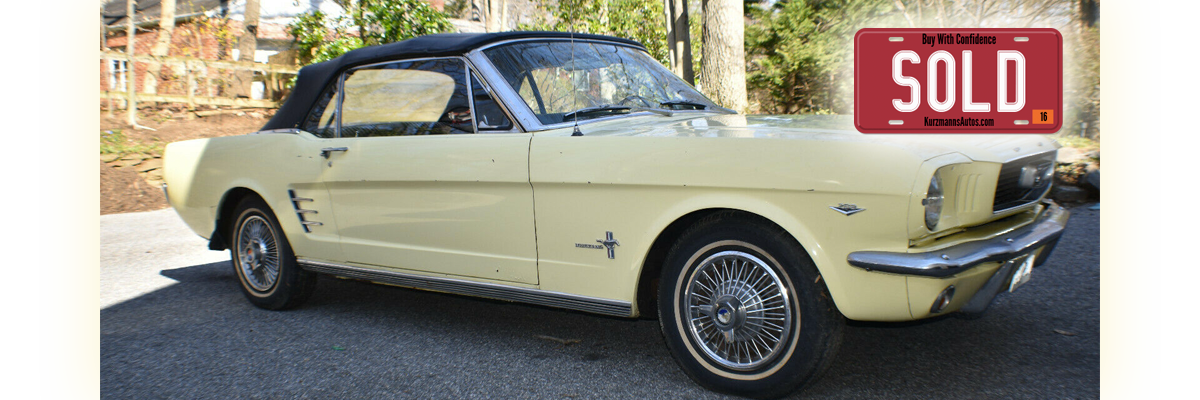 1966 Ford Mustang Convertible V-8 #’s Match Auto