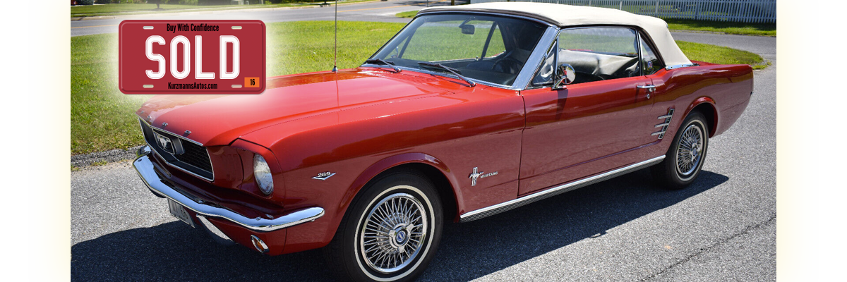 1966 Ford Mustang Restored 289 V8 C4 Beautiful