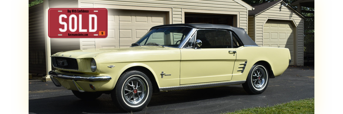 1966 Ford Mustang Convertible V8 Auto C code