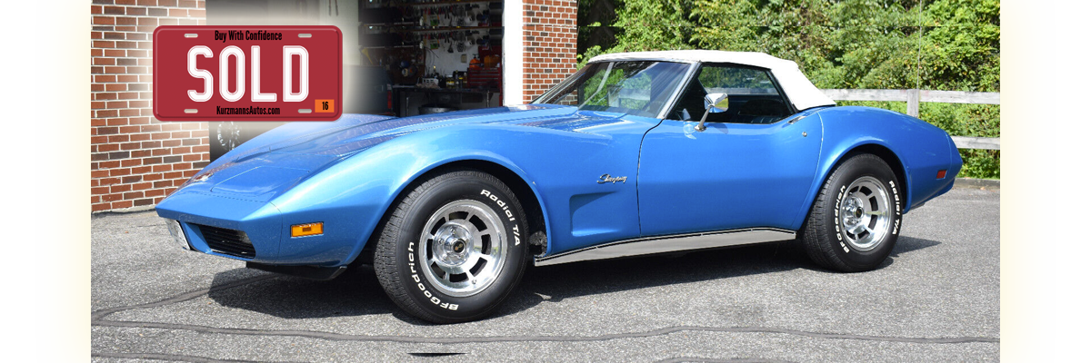 1974 Chevrolet Corvette Convertible 4-Speed 350 C.I. 300 HP