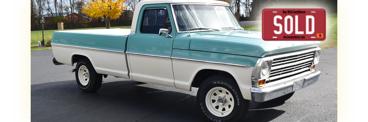 1967 Ford F-100 Restored 3-Speed w/Overdrive