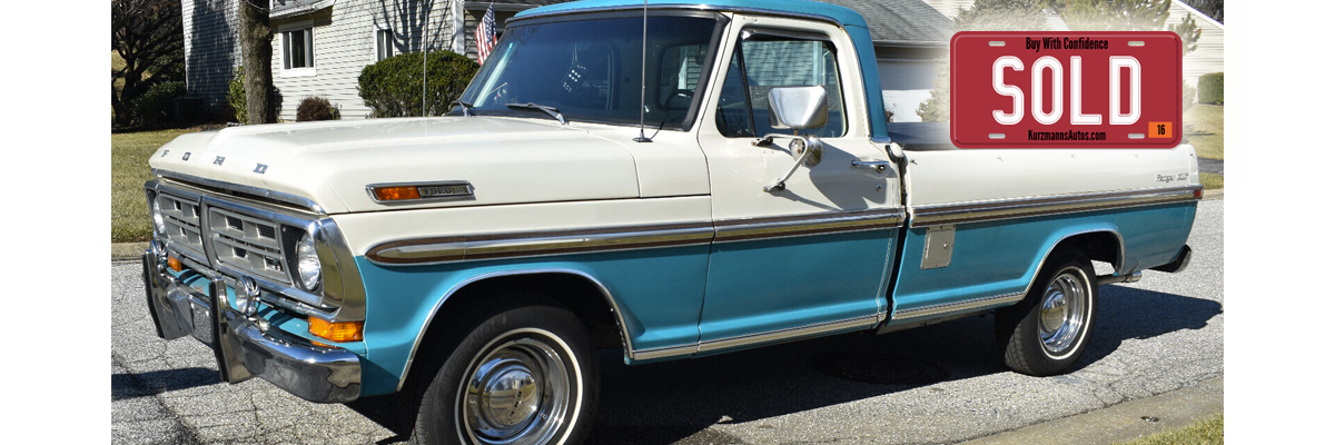 1972 Ford F-100 Ranger XLT 390 V-8 Auto A/C