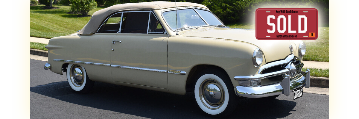 1950 Ford Custom Deluxe Convertible Restored