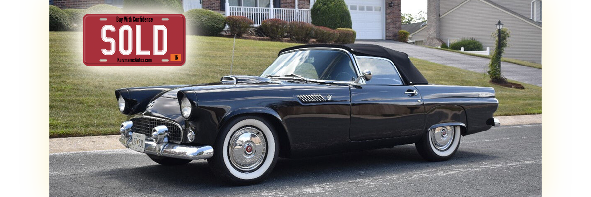1955 Ford Thunderbird Classic Raven Black Restored