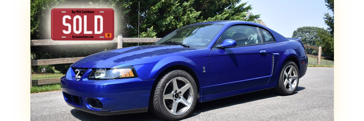 2003 Ford Mustang Cobra SVT only 2437 miles one owner