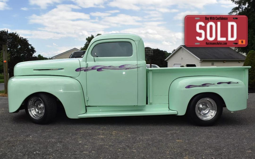 1950 Ford Pickup F 1 Street Rod Chopped