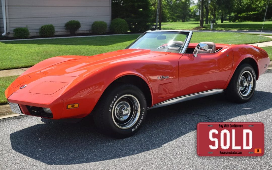 1974 Chevrolet Corvette Stingray Convertible 450 hp 350 V8