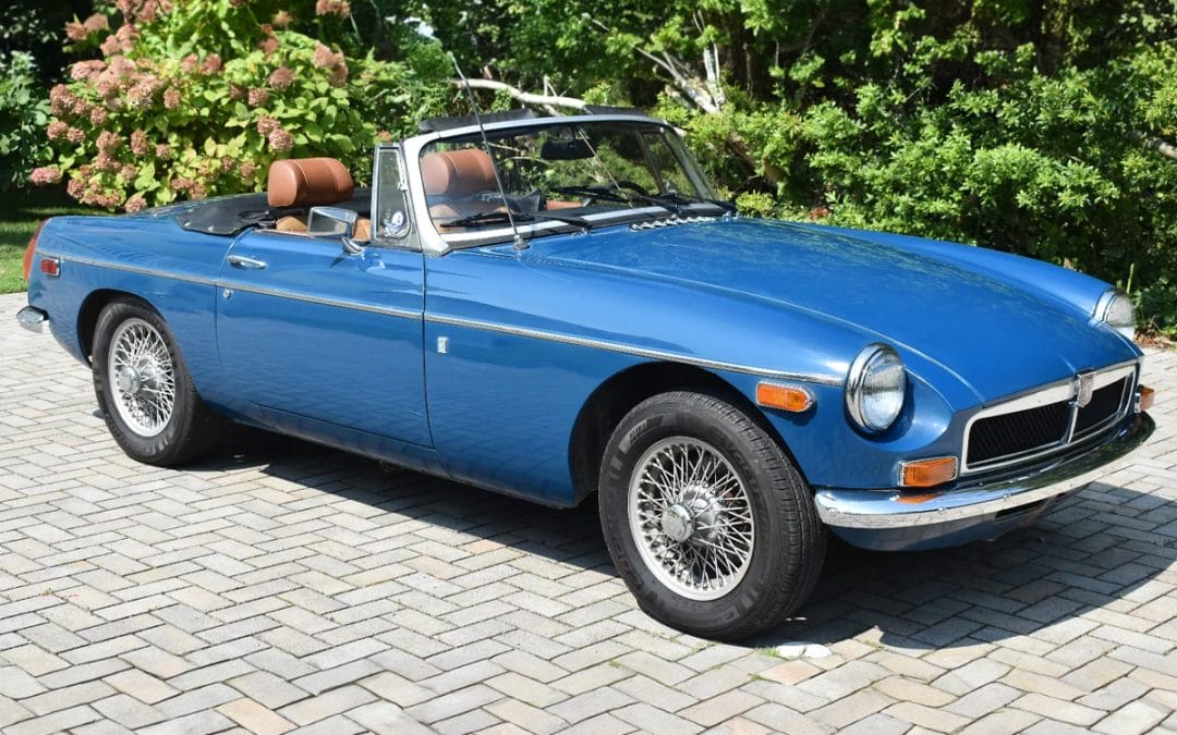 1974 MG MGB Convertible Chrome Bumpers 4-Speed