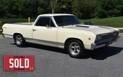 1967 Chevrolet El Camino 327 V8 #’s Match CA 700R4 A/C