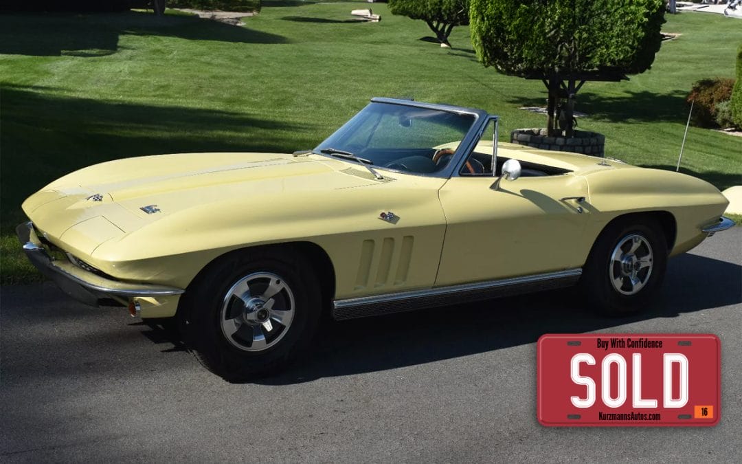 1966 Chevrolet Corvette Convertible 327/300 Factory Auto & Power Disc