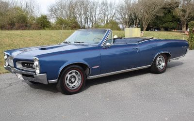 1966 Pontiac GTO Convertible 4 Speed Tri Power 360 HP