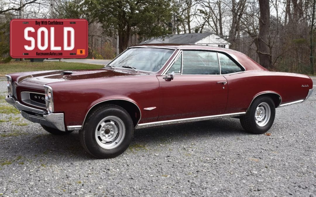 1966 Pontiac GTO Tri Power 4 Speed V8