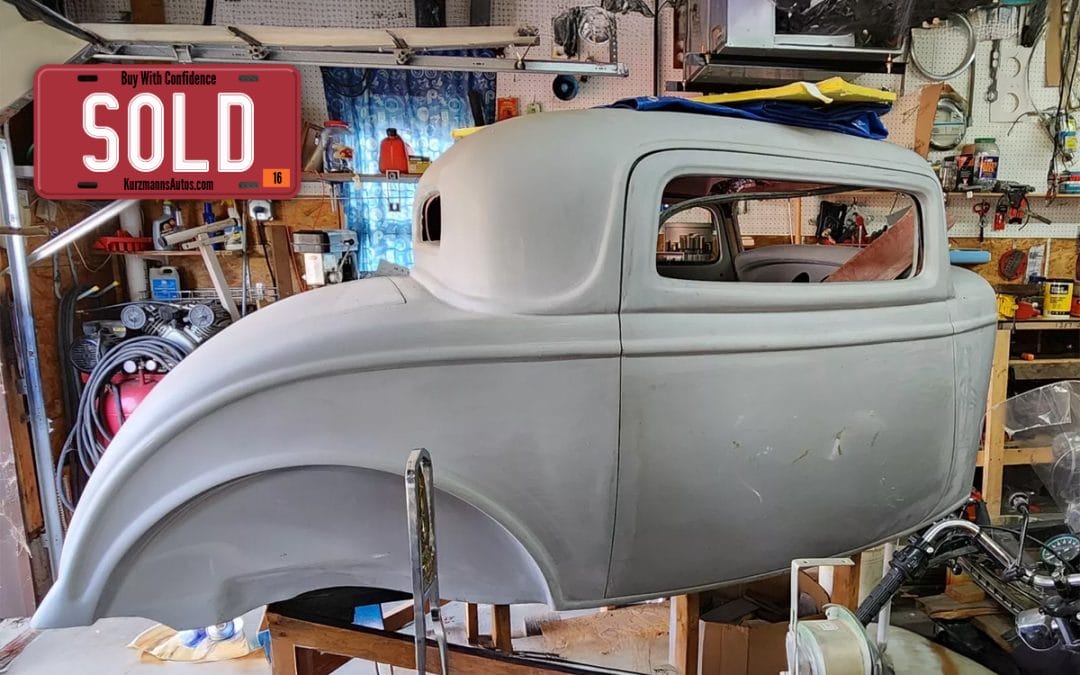 NEW 1932 Ford 3 Window Coupe Body with Complete TCI Chassis and 350 V8 9″ Ford