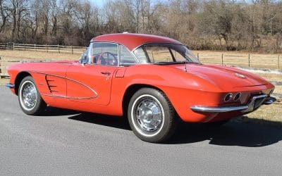 1962 Chevrolet Corvette V8 Turbo 350 Roman Red 1961 Trim