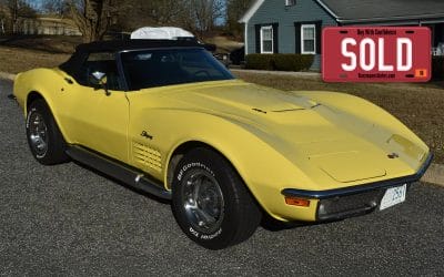 1970 Chevrolet Corvette Convertible LS5 4 Speed Restored Numbers Match