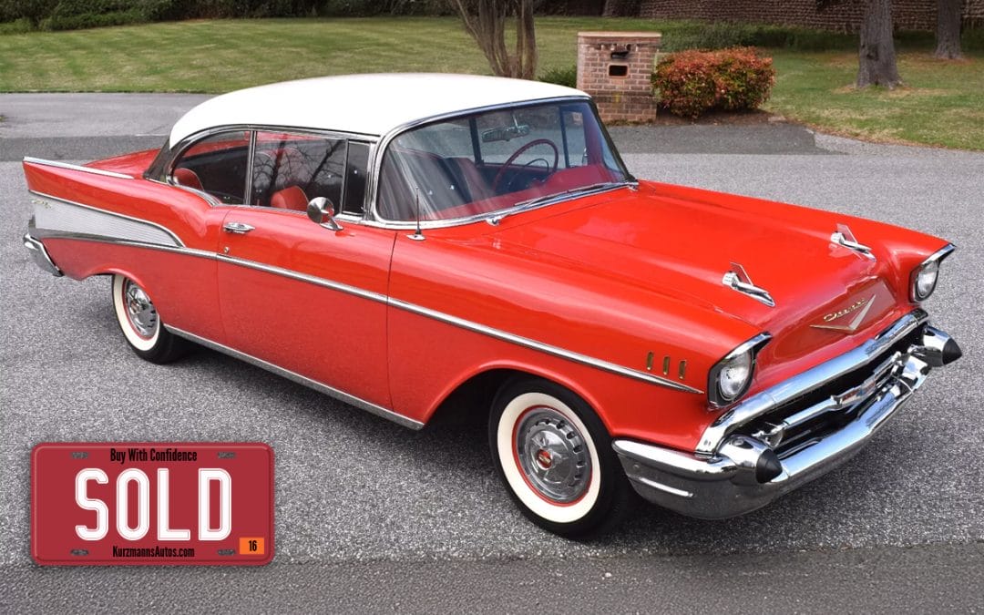 1957 Chevrolet Bel Air150210 Hardtop 283 ci 220 hp Numbers Match Restored