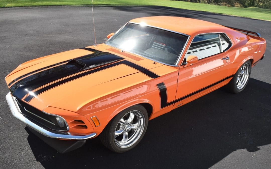 1970 Ford Mustang 390 V8 700R4 Grabber Orange