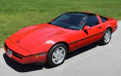 1989 Chevrolet Corvette C4 Flame Red 5.7 L Automatic