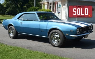 1968 Chevrolet Camaro Z/28 Numbers Matching Survivor Grotto Blue