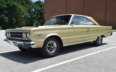 1967 Plymouth GTX 440 Wedge No. Match Restored Govier Report