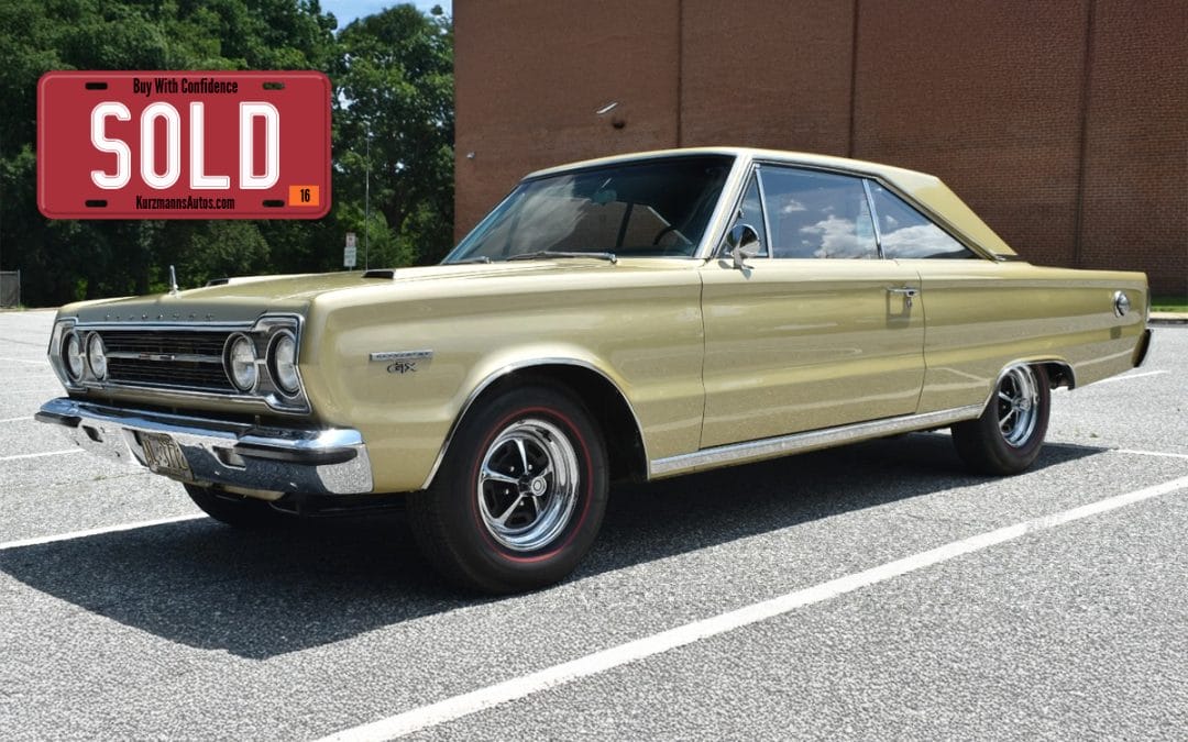 1967 Plymouth GTX 440 Wedge No. Match Restored Govier Report