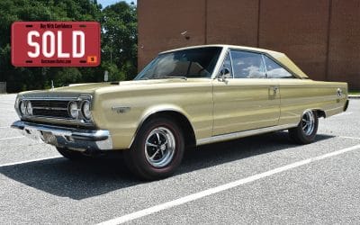 1967 Plymouth GTX 440 Wedge No. Match Restored Govier Report