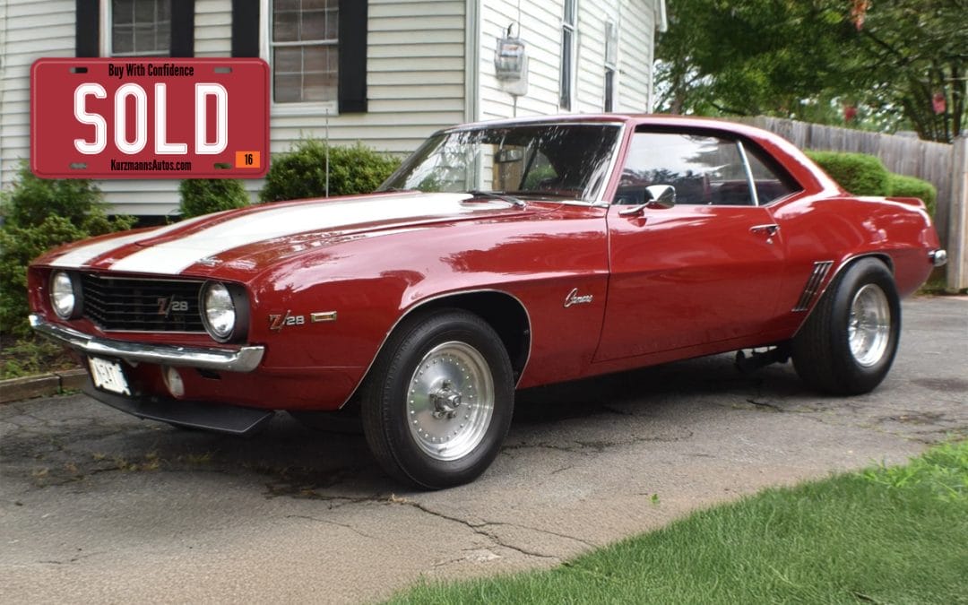 1969 Chevrolet Camaro Z/28 302 Muncie Garnet Red