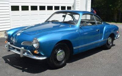 1969 Volkswagen Karmann Ghia Neptune Blue 1500 cc 4-Speed