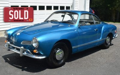 1969 Volkswagen Karmann Ghia Neptune Blue 1500 cc 4-Speed