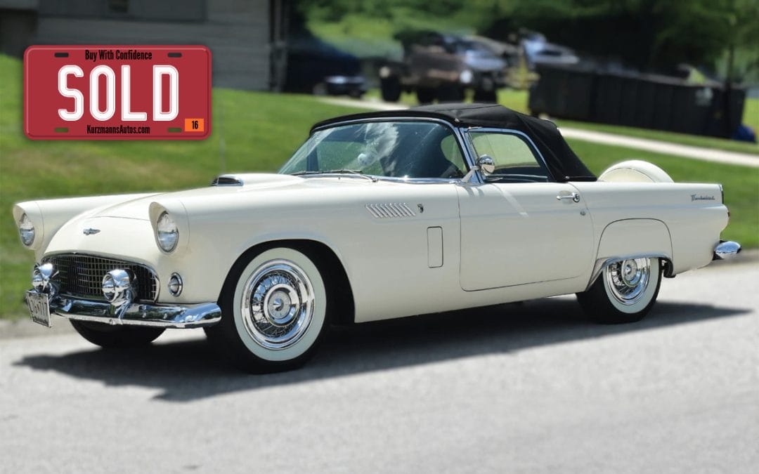 1956 Ford Thunderbird Restored Beautiful 312 V8 Auto 2 Tops