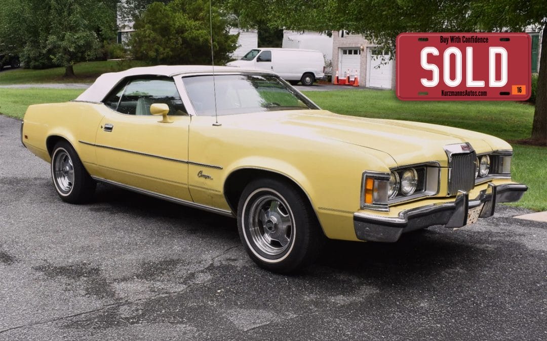 1973 Mercury Cougar XR7 Convertible 351 V8 Very Original