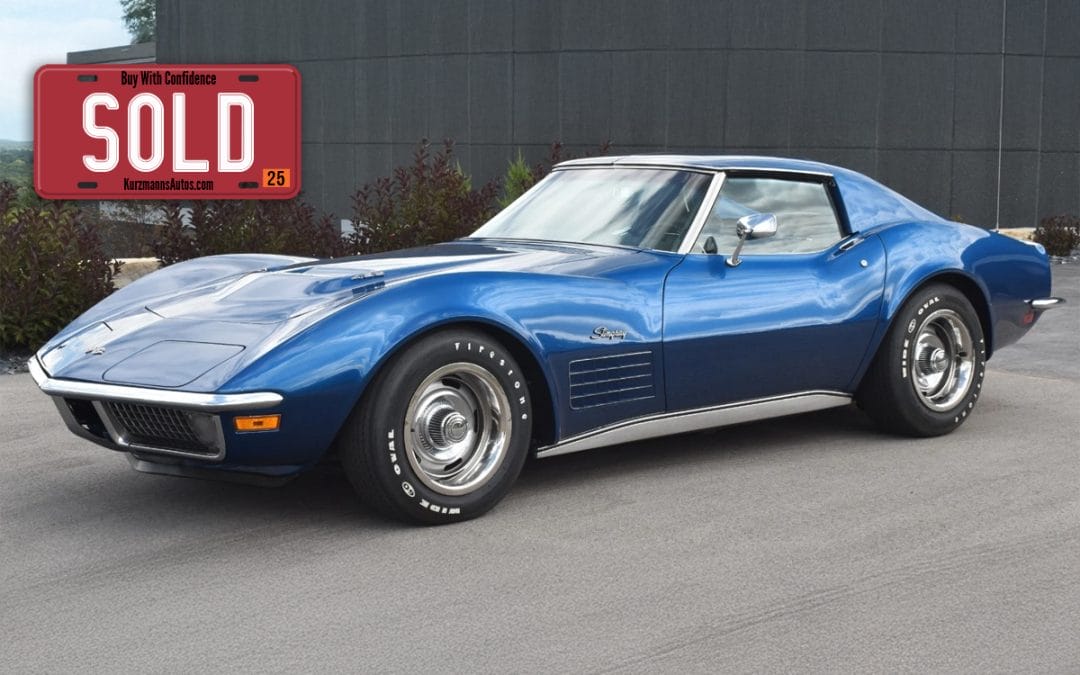1970 Chevrolet Corvette LS5 496 Big Block M21 Show Ready