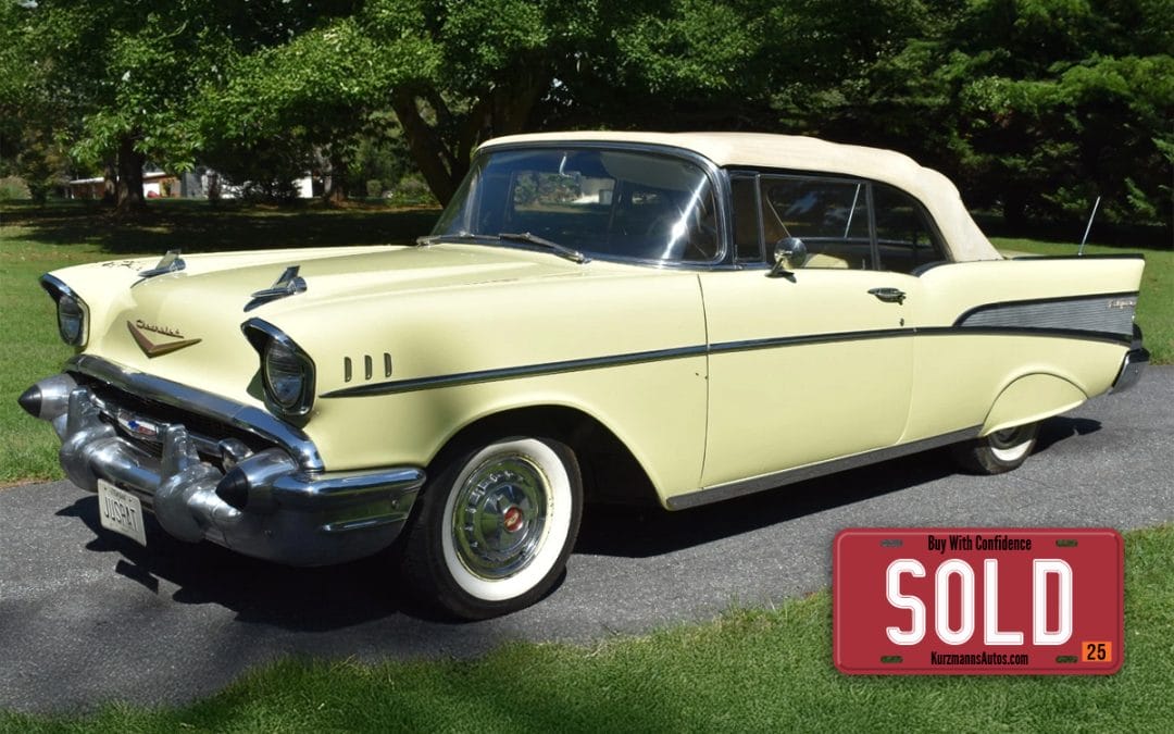 1957 Chevrolet Bel Air 150 210 Convertible 283 V8 Numbers Matching Cruiser
