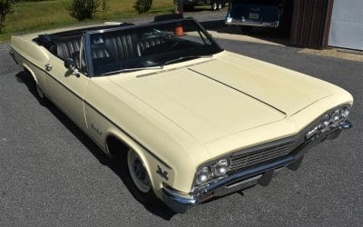 1966 Chevrolet Impala Convertible SS 427 4-Speed Numbers Matching Show Car