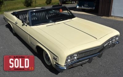 1966 Chevrolet Impala Convertible SS 427 4-Speed Numbers Matching Show Car