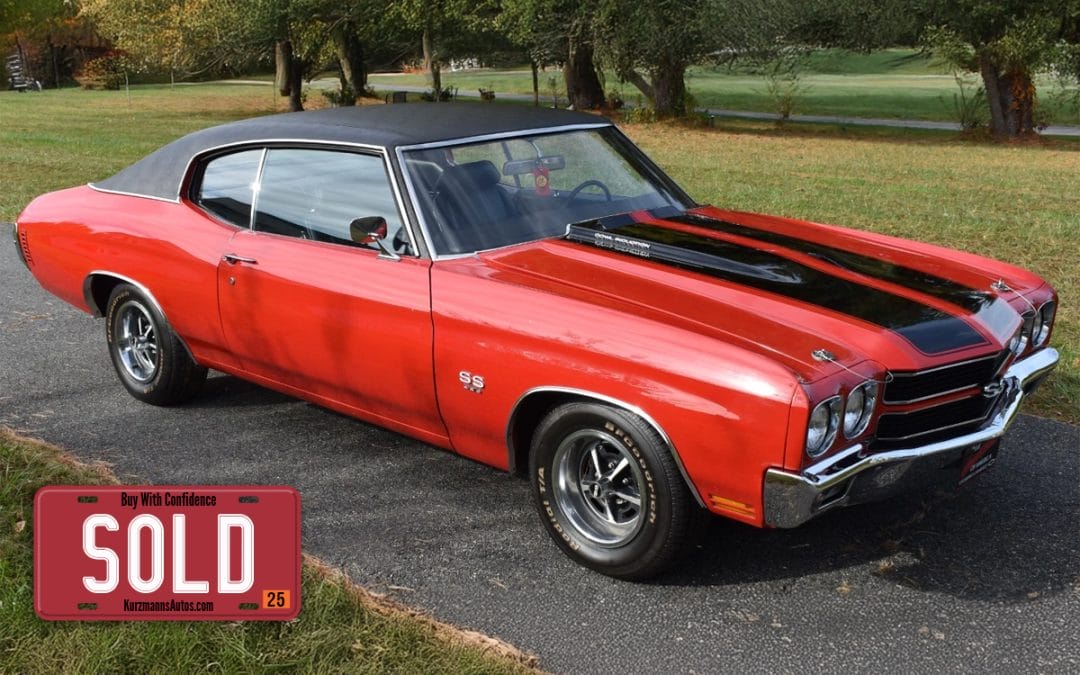 1970 Chevrolet Chevelle SS 396 4 Speed Numbers Match Fuel Injected