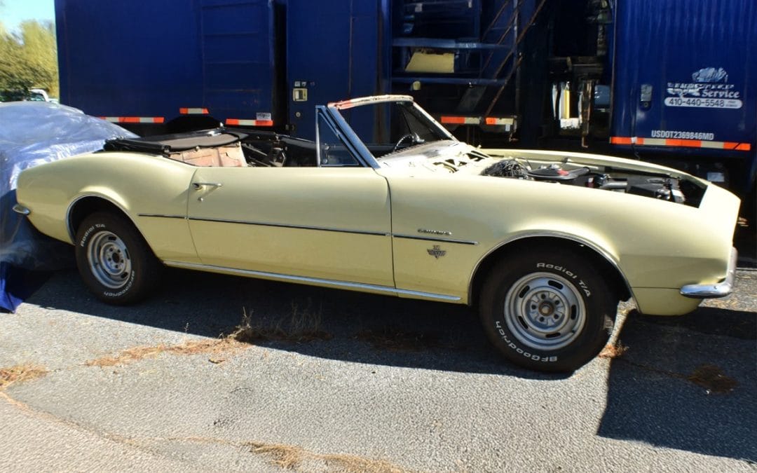 1967 Chevrolet Camaro Convertible 327 V8 Factory A/C Numbers Match