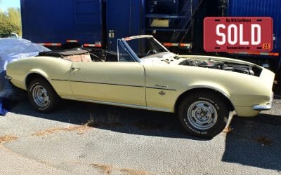 1967 Chevrolet Camaro Convertible 327 V8 Factory A/C Numbers Match