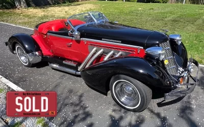 1936 Replica/Kit Makes Speedster Auburn Boattail 383 Chevy Stroker V8
