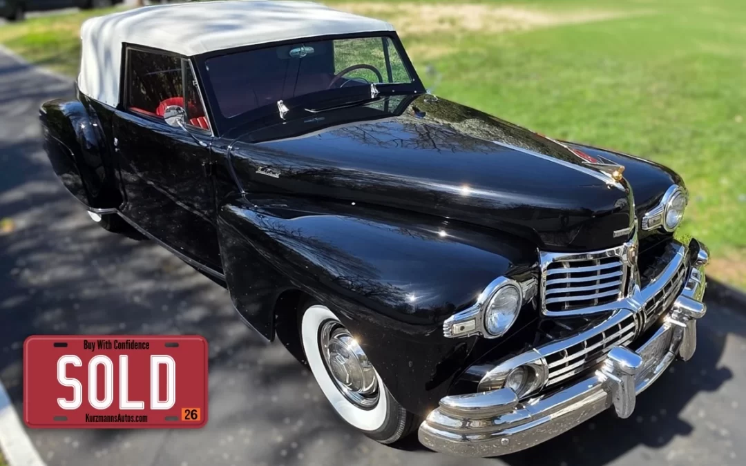1946 Lincoln Continental Convertible Restored Cadillac V8 Stick